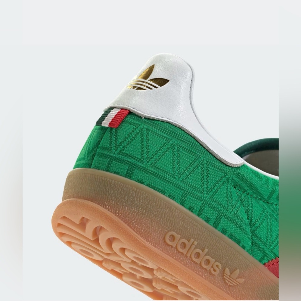 🇲🇽 Adidas Originals [8.5] Mexico World Cup Nations Gazelle “Green/Red” IH9647 - Picture 3 of 9
